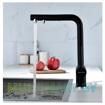 Смеситель Paulmark Serpentine Se213222-401 (антрацит) картинка 2
